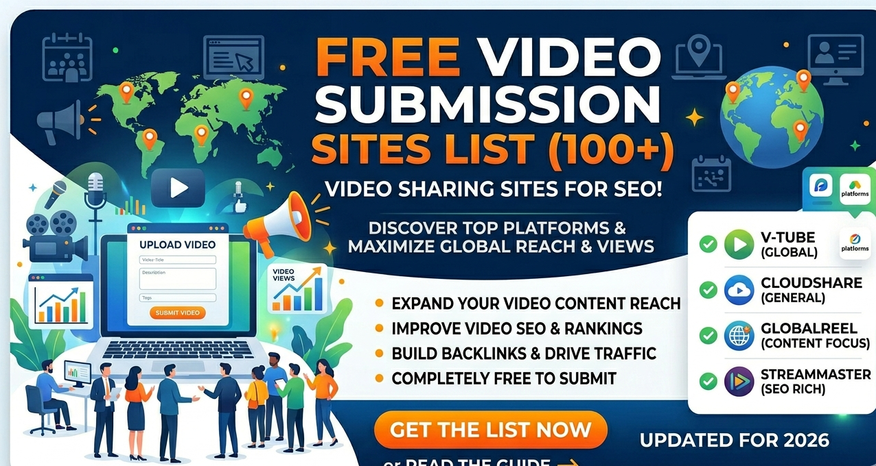 Free Video Submission Sites List India