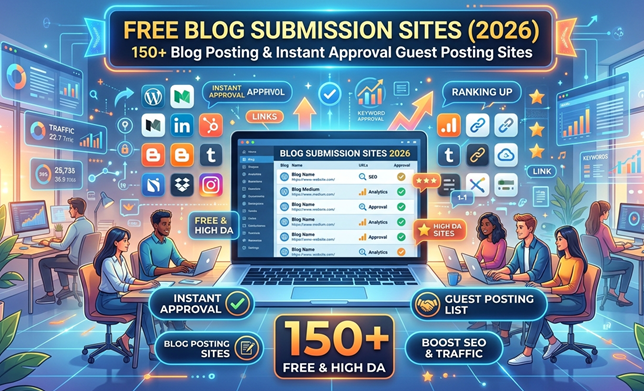 Free-Blog-Submission-Sites-2026-150-Blog-Posting-Instant-Approval-Guest-Posting-Sites.