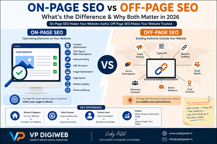 onpage and offpage seo difference
