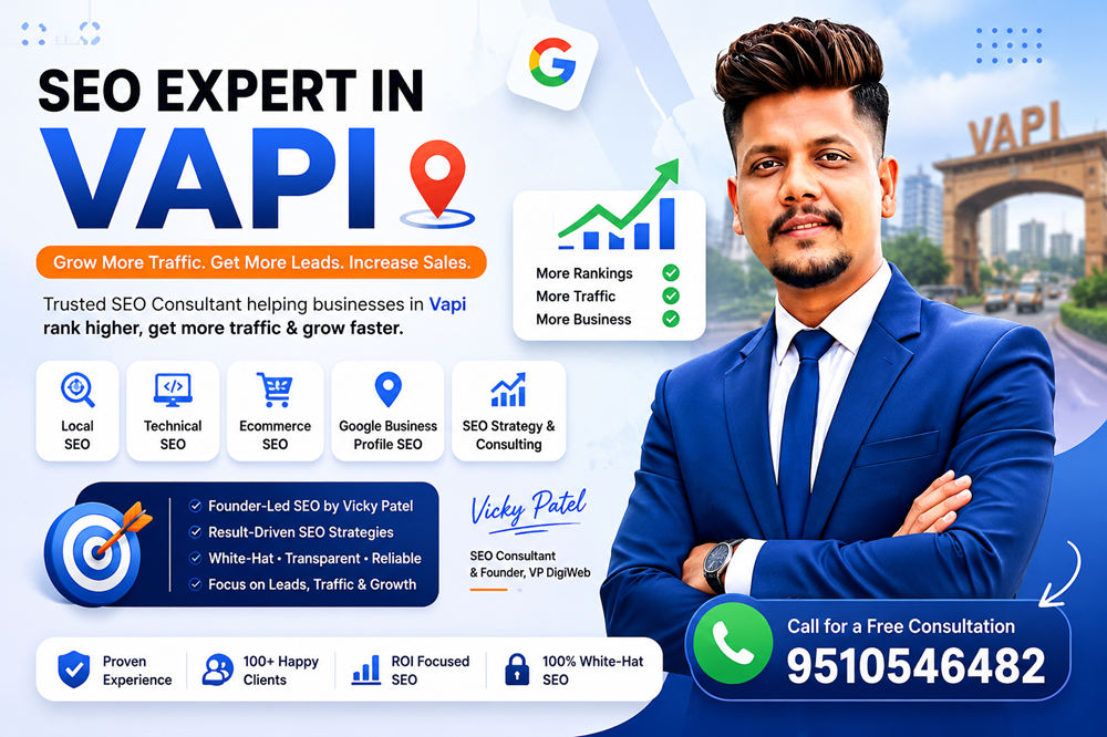SEO Expert and freelancer in Vapi